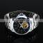 2016 Brand New High-quality High-end Luxury Men Watch Skeleton Mechanical Classical Automatic Black Dial Wristwatch WM432
