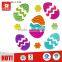 easter colorful egg gel cling gel plastic sticker TPR window decoration