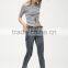 New Wholesale Washed fashion knitted tall women's fancy denim jeans ladies sex jeans women's fashion butt lifting skinny jeans