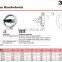 For CNC Machines and Metal Lathes Taiwan Aluminum Spoked Handwheels