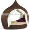 oval rattan daybed / wicker daybed / round rattan daybed / round lounge