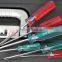 6pcs colorful transparent handle screwdriver set crossed and slotted screwdriver