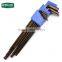 LAOA S2 material 9pcs British system magnetic hexagonal wrench 1.5-6mm LA313109