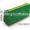 Trasfit 3 Pocket Canvas Pen Pencil Case Holder Stationery Pouch Bag Case Cosmetic Bags (GREEN)