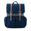 Navy Bule Cotton Canvas Backpack Diaper Bag Adult Baby Bag DB16055                        
                                                Quality Choice