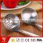 High Grade SS201 Satin Kitchen ware Utensil Soup Spoon Slotted Spoon