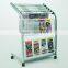 metal newspaper racks for office