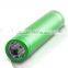 Support customized logo words Single 18650 cell battery round power bank