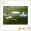 Outdoor patio heavy duty construction garden aluminum bistro furniture set