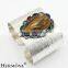 925 Sterling Silver Hermosa Jewelry Natural Tiger's Eyes Multi Colorful Topaz Women Jewelry Bracelets Bangles CUFF