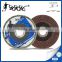 Flap disc 4 inch 100mm with fiberglass backing