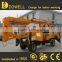 Spider aerial work platform towable boom lift