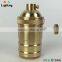CE E27 Brass Led Ceiling Lamp Socket With Switch