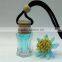 New -shap bottle for hanging car perfume bottle wooden cap with string and stopper