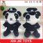 good quality stuffed plush panda soft toy with police uniform