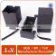 black packaging rigid gift box for perfume bottle