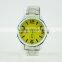 Custom logo quality reloj stainless steel back japan movt wrist men's watch