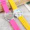 2015 new fashion silicone wristband watchfor sublimation printing