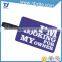 Factory direct sale rubber pvc travel luggage name tags