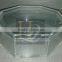 Eco-friendly clear octagonal-shaped acrylic candy chocolate display box with cover