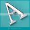 New style 3D chromed letters