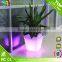 color changingled waterpoof square LED glowing plastic flower pot