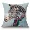 3d zebra print customized chair chshion