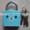 ABS shell covered high security weatherproof iron padlock
