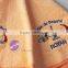 microfiber 100% cotton round kitchen towels embroidery designs