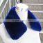 Genuine Rabbit Fur Detachable Fur Collars For Garment Accessories