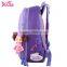Lovely girls school backpack child beautiful princess school bag