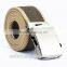 Press buckle Canvas belt Army leisurely Canvas webbing Belt colorful 4002