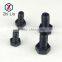 high quality8.8 carbon steel hexagon bolts screws black oxide