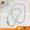 stainless steel beads chain ball necklace