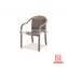 Elegant Hotel Restaurant Waterproof Patio Dining Wicker Garden Line Stacking Chair