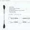Stand up Fiberglass Paddle in Inflatable Kayak