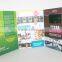 custom printing A5 handmade video brochure, hot promotion gift lcd video player brochure