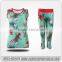dry fit yoga sports bra, full sublimation print yoga pants