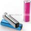 supply 1pc 18650 battery portable power bank bank with metal housing