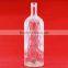 Popularity good quality 500ml fancy embossed bottle tigter shape wine bottles spirit bottles plastic cap