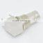 Good Quality Pcb Connectors Right Angle to Pcb Brass Body BNC Connector Jack Right Angle to Pcb Mounting 50 Ohms And 75 Ohms