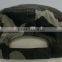 6 panel blank flat top camo cap