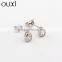 OUXI Wholesale Unique 925 Sterling Silver Ladies Crystal Earring Made With Crystal Y20199