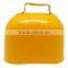 2.2''metal cow bell in yellow color as noise maker
