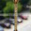 Wholesale elegant hanging gold rim glass wine glass with high-grade base for wendding party