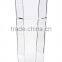 Acrylic Podium for Floor with Open Back and Shelf, Easy Assembly - Clear