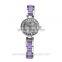 Latest style vogue case crystal diamond wrist watch watches ladies