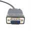 New squarely DP 90 D Mini DisplayPort to VGA RGB male to male Cable 1.5 M black