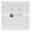 one gang television socket and one gang telephone socket pressure- line type