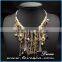 New European Retro Fashion Accessory Women Heavy Alloy Exaggerate Choker Statement Necklace
